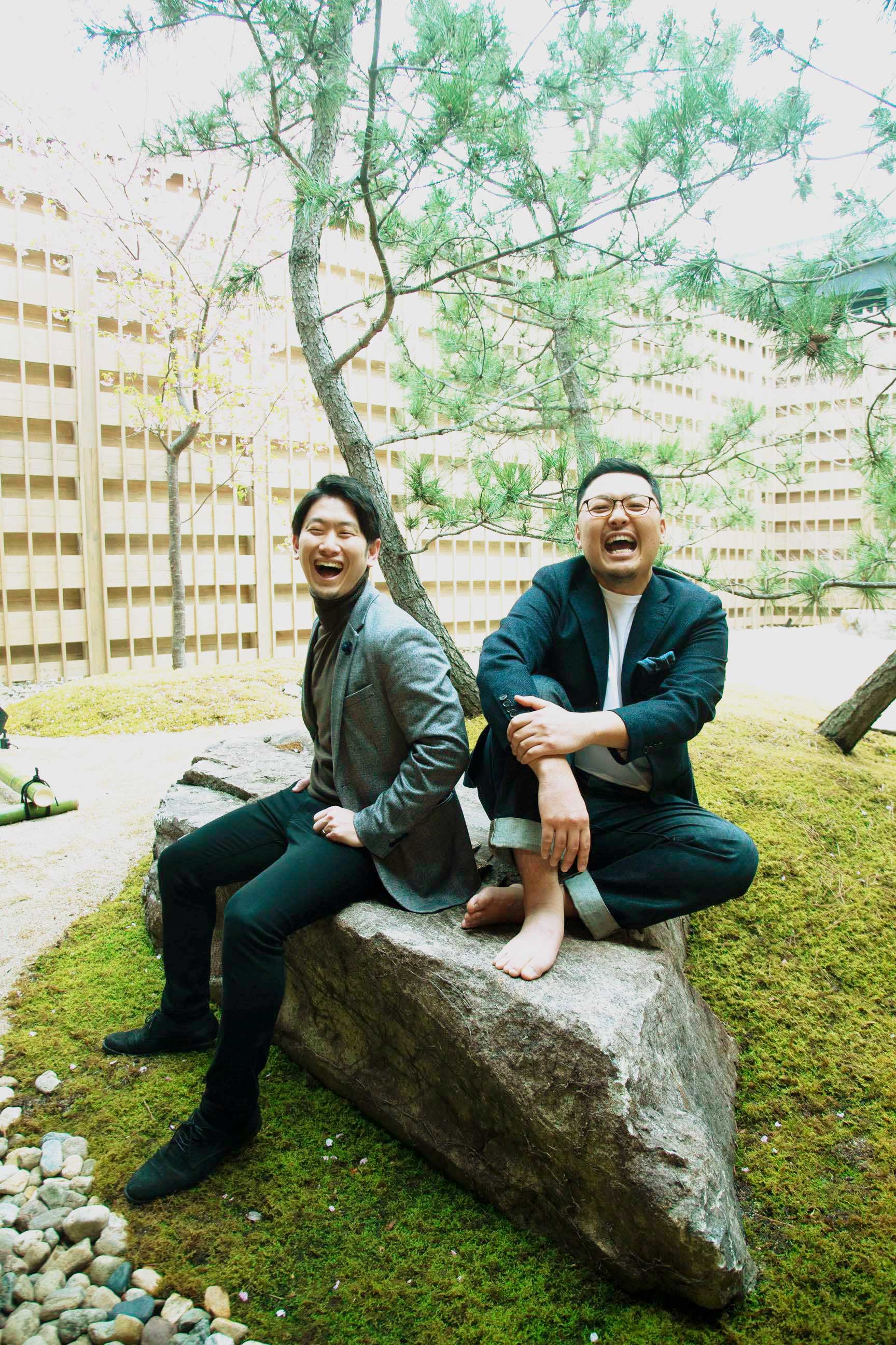 代表Ryuと川原卓巳の写真